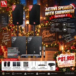 Active With Sub 5 – TA Bullet 12A Dual Subwoofer Package