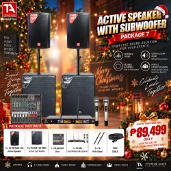 Active With Sub 7 – TA Vintage 12A Dual Subwoofer Package