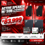 Active With Sub 6 – TA Bullet 15A Dual Subwoofer Package