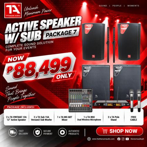 Active With Sub 7 – TA Vintage 12A Dual Subwoofer Package Active With Sub 7 – TA Vintage 12A Dual Subwoofer Package