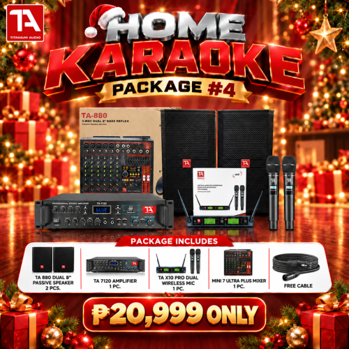 Karaoke Package 4 – TA 880 Passive Speaker System