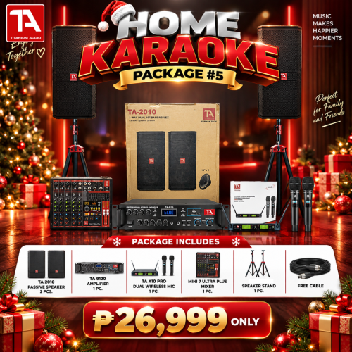 Karaoke Package 5 – TA 2010 Passive Speaker System Karaoke Package 5 – TA 2010 Passive Speaker System