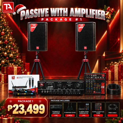 Passive Speaker with Amplifier 1 – MAXX 12 Sound System Package Passive Speaker with Amplifier 1 – MAXX 12 Sound System Package