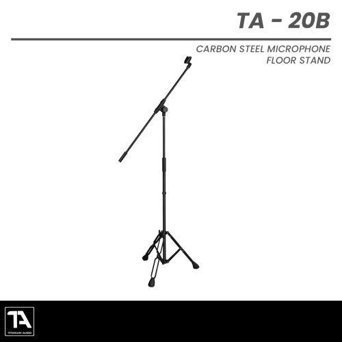 TA-20B Carbon Steel Microphone Floor Stand TA-20B Carbon Steel Microphone Floor Stand