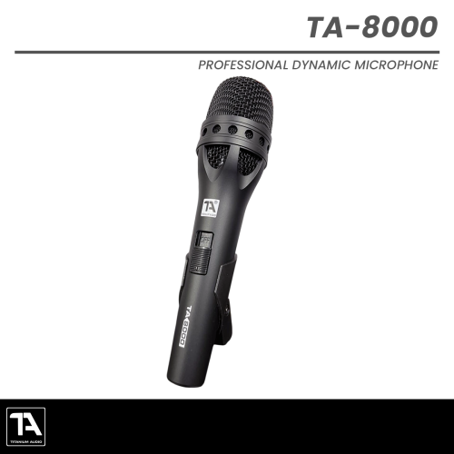 TA 8000 Professional Dynamic Cardioid Microphone with Carry Case TA 8000 Professional Dynamic Cardioid Microphone with Carry Case