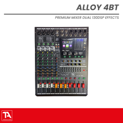 Alloy 4BT Professional Audio Mixer Alloy 4BT Professional Audio Mixer