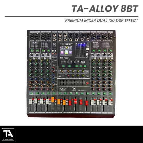 Alloy 8BT Professional Audio Mixer Alloy 8BT Professional Audio Mixer