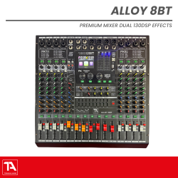 Alloy 8BT Professional Audio Mixer Alloy 8BT Professional Audio Mixer